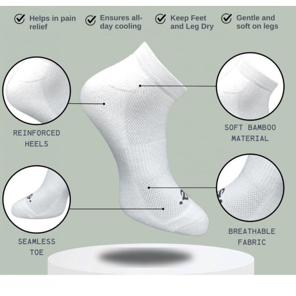 3_Pair Set Unisex Casual Cotton Printed Low Cut Socks · 1308