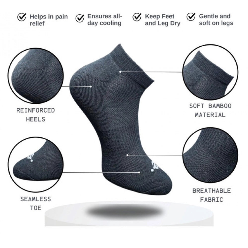 3_Pair Set Unisex Casual Cotton Printed Low Cut Socks · 1335