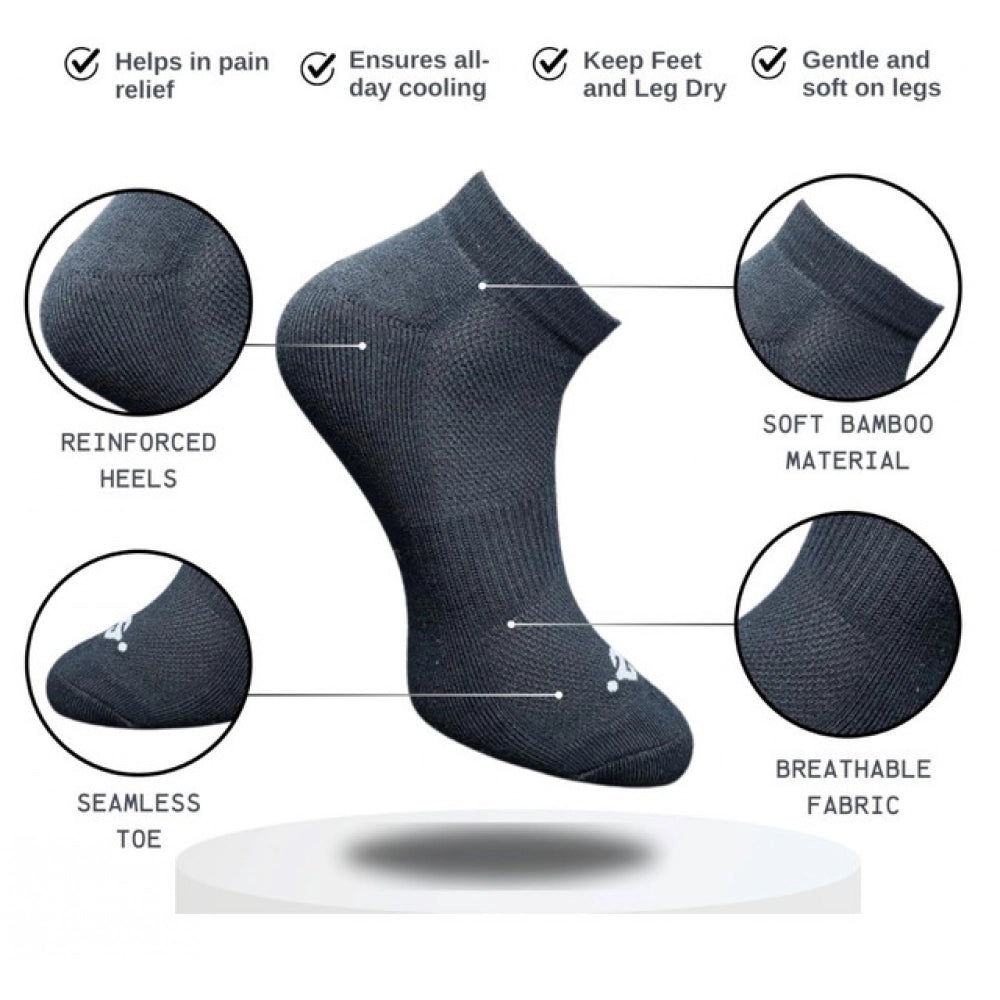 3_Pair Set Unisex Casual Cotton Printed Low Cut Socks · 1340