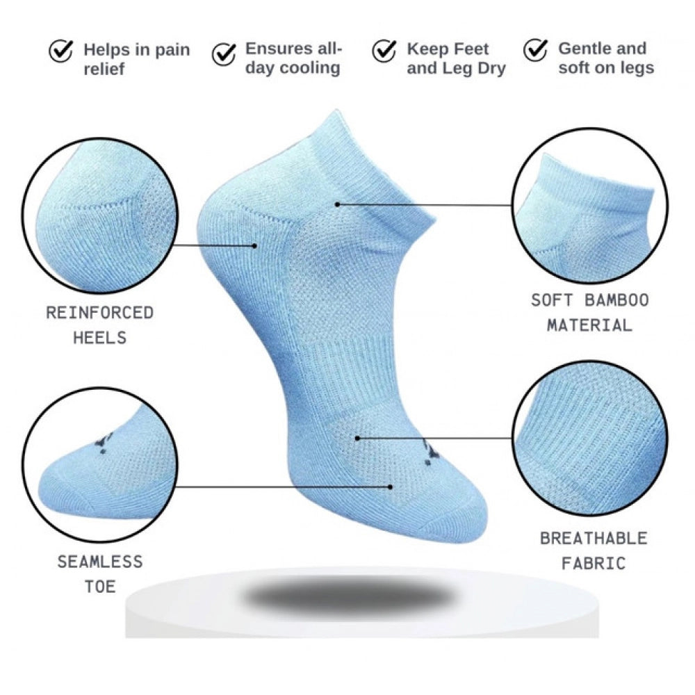 3_Pair Set Unisex Casual Cotton Printed Low Cut Socks · 1347