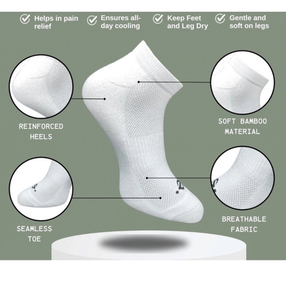 3_Pair Set Unisex Casual Cotton Printed Low Cut Socks · 1363