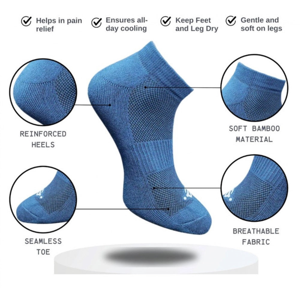 3_Pair Set Unisex Casual Cotton Printed Low Cut Socks · 1370