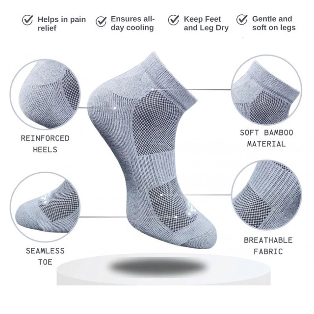 3_Pair Set Unisex Casual Cotton Printed Low Cut Socks · 1373