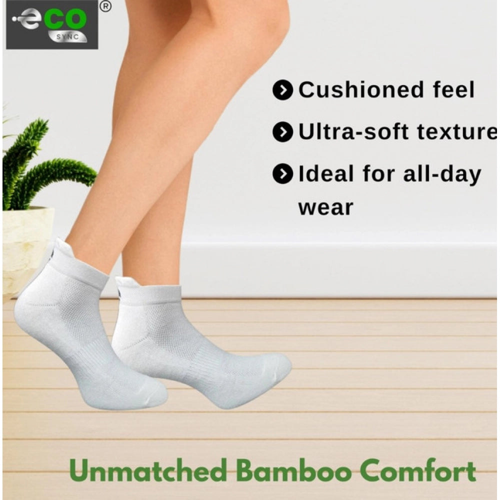 4_Pair Set Unisex Casual Bamboo Cotton Printed Ankle Length · 3248