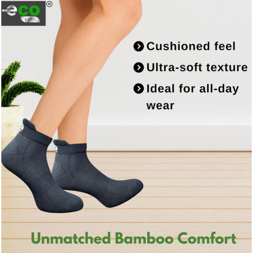 4_Pair Set Unisex Casual Bamboo Cotton Printed Ankle Length · 3250