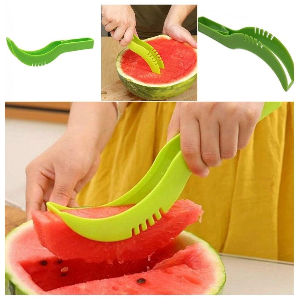 _Plastic Handle Watermelon Cutter Knifes · Pack of 3