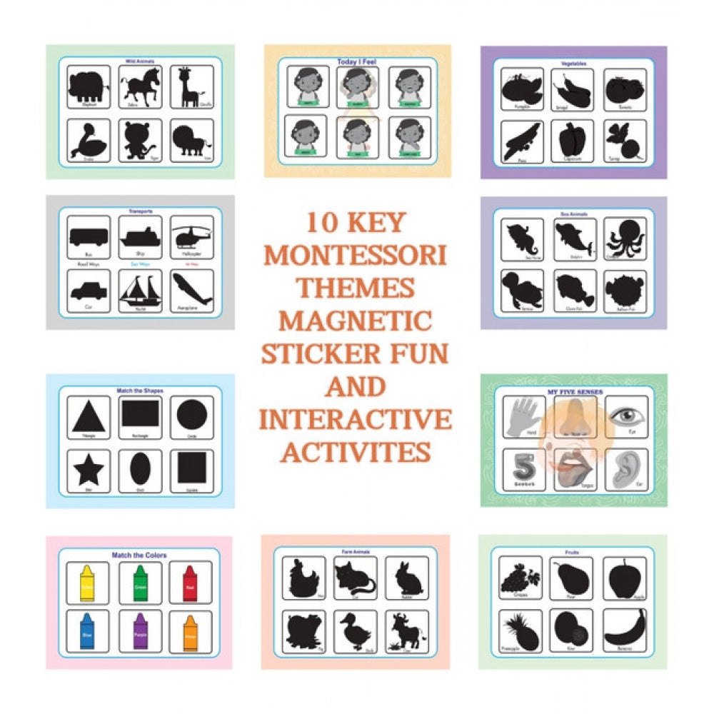 Mini Busy Book – Early Learning Activity Book For