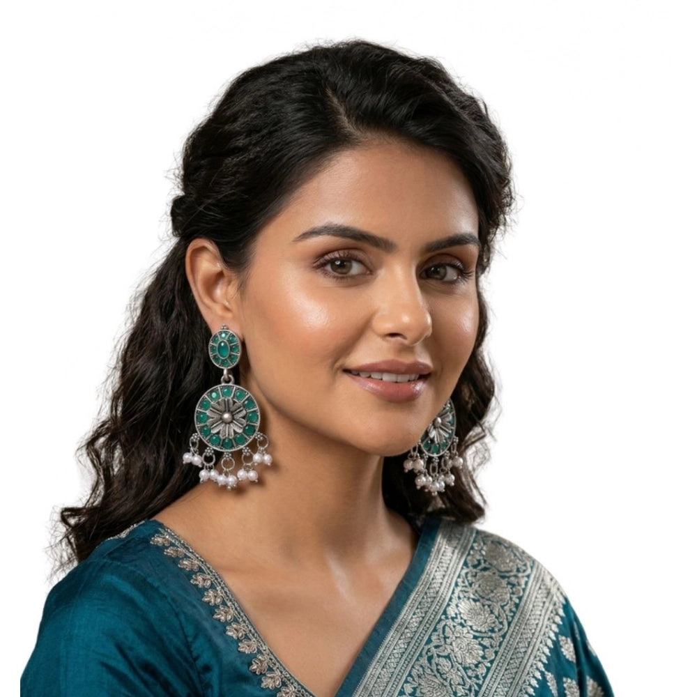 Women's Zinc Alloy Gold Plated Chandbali Earrings · 1564