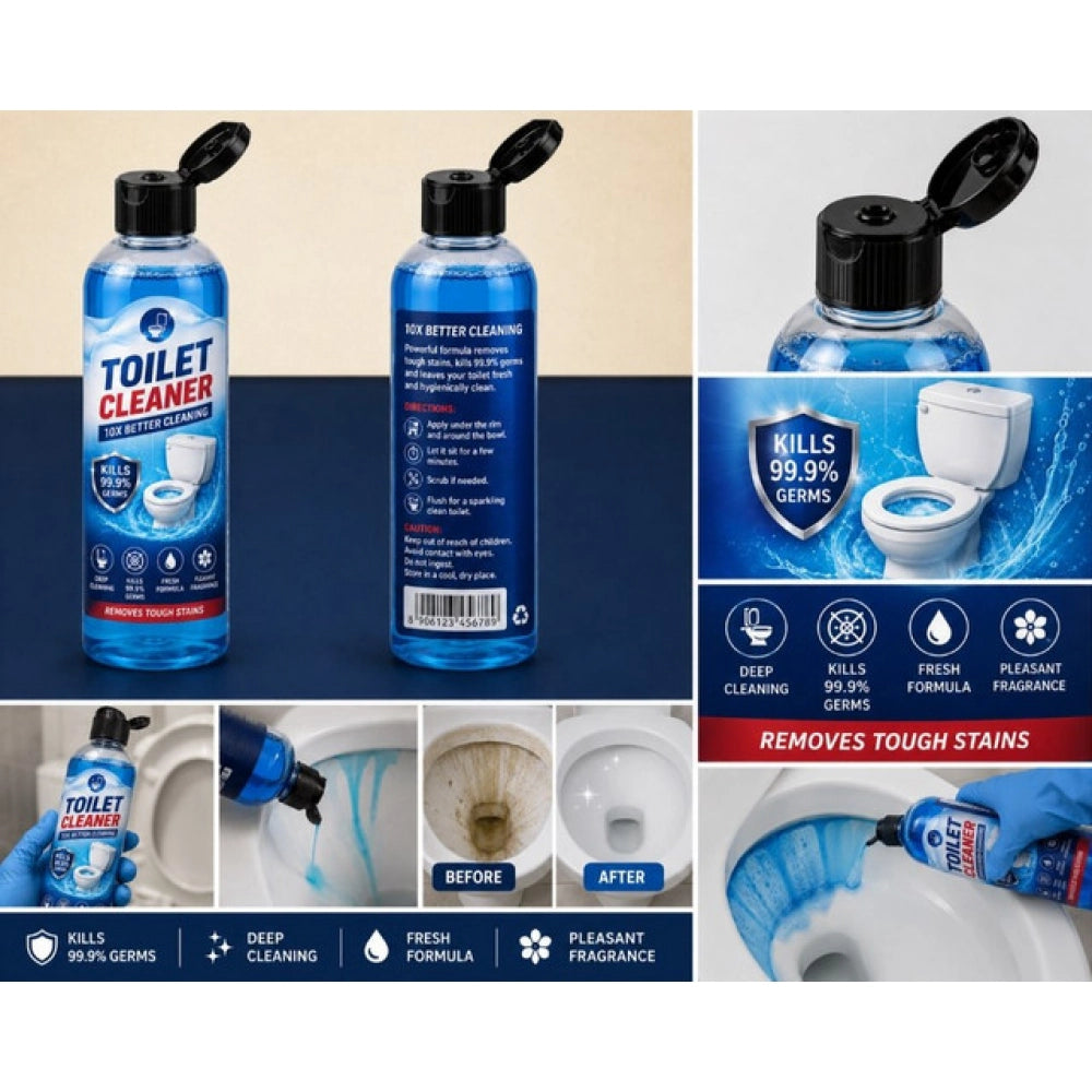 Ultra Clean Toilet Cleaner Gel Bottles 100 mls · Pack of 2