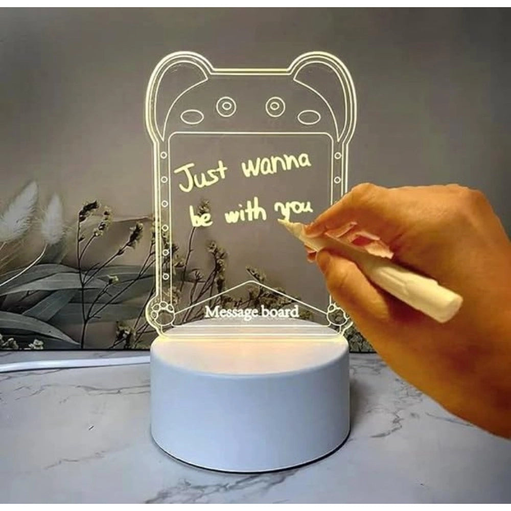 Acrylic Message Board — Transparent