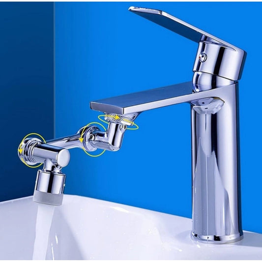 1080 Degree Rotate Faucets · Pack of 2 — Silver