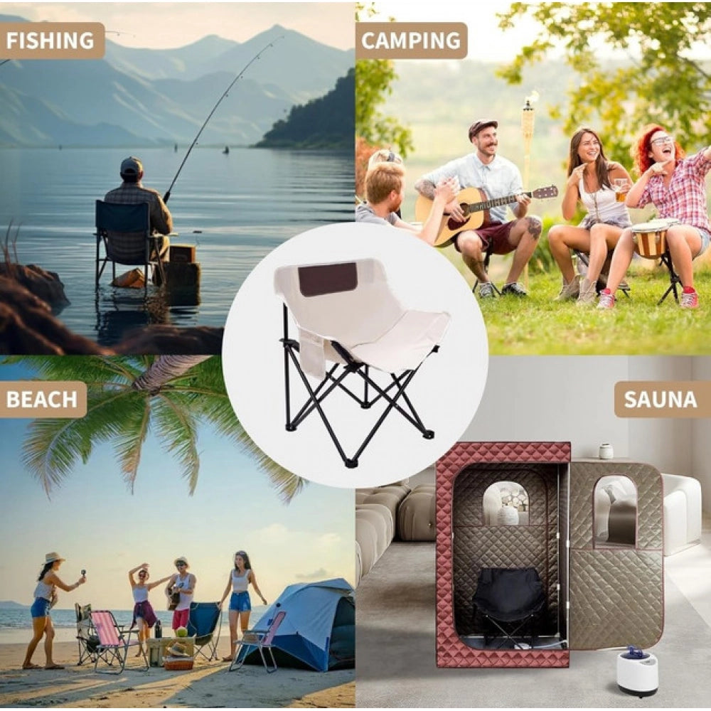 Foldable Camping Chair — Black