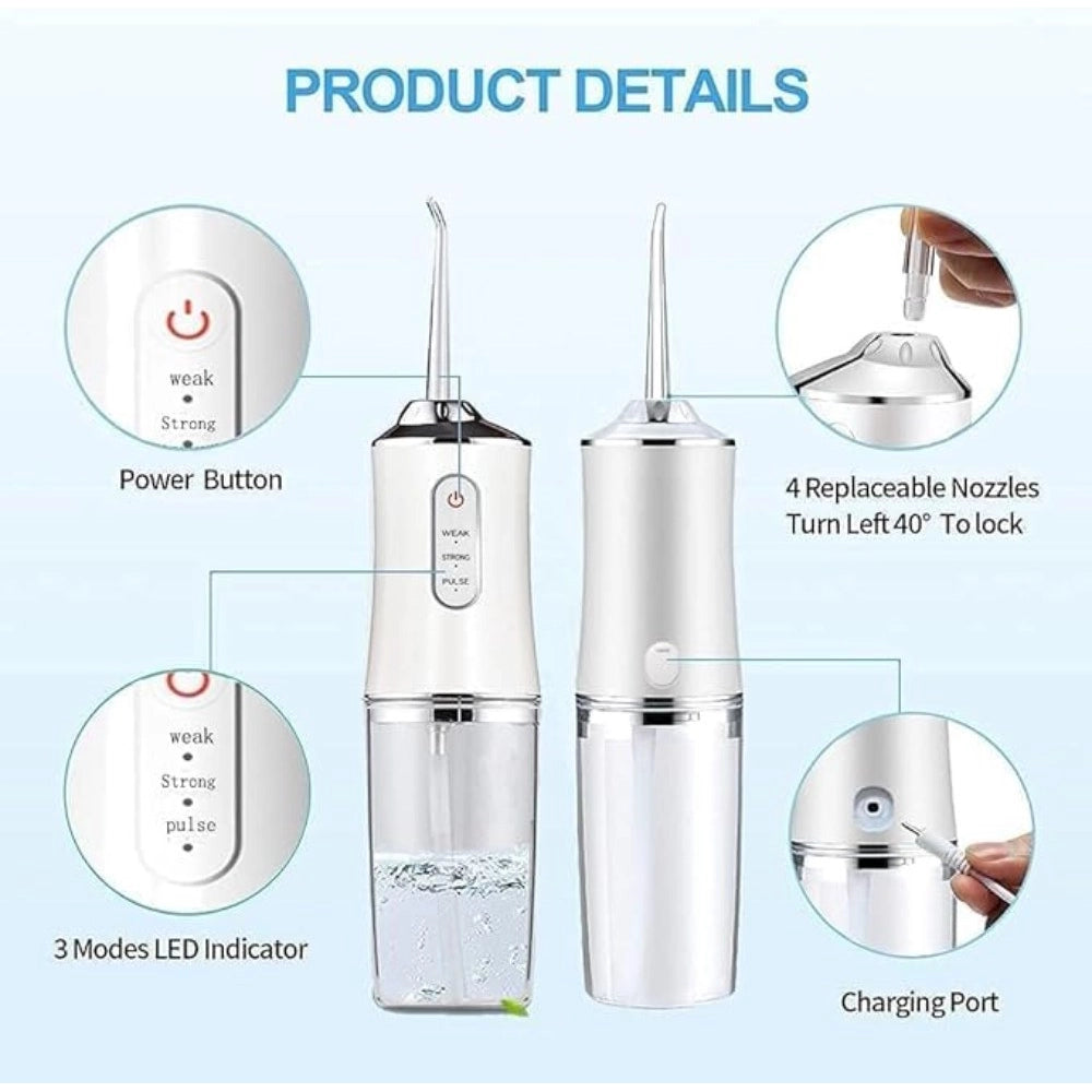 Water Dental Flosser — Silver