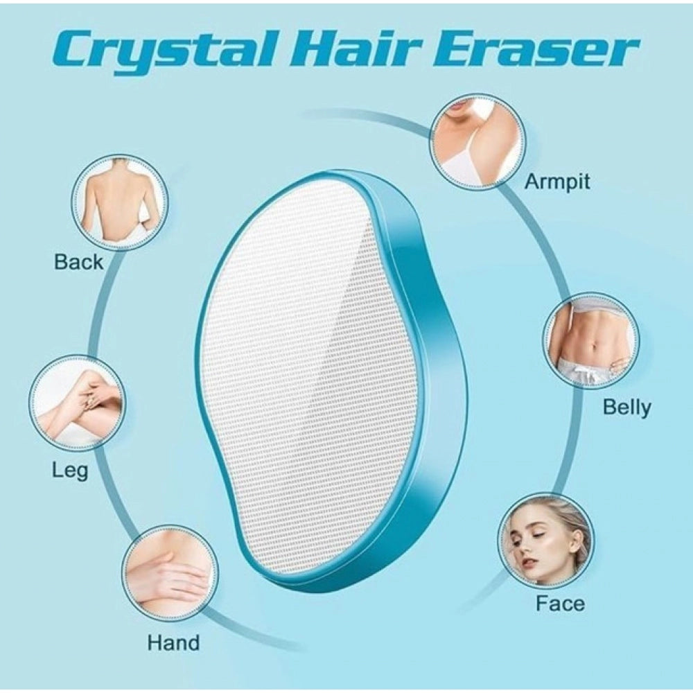 Crystal Painless Hair Erasers · Pack of 3 — Blue