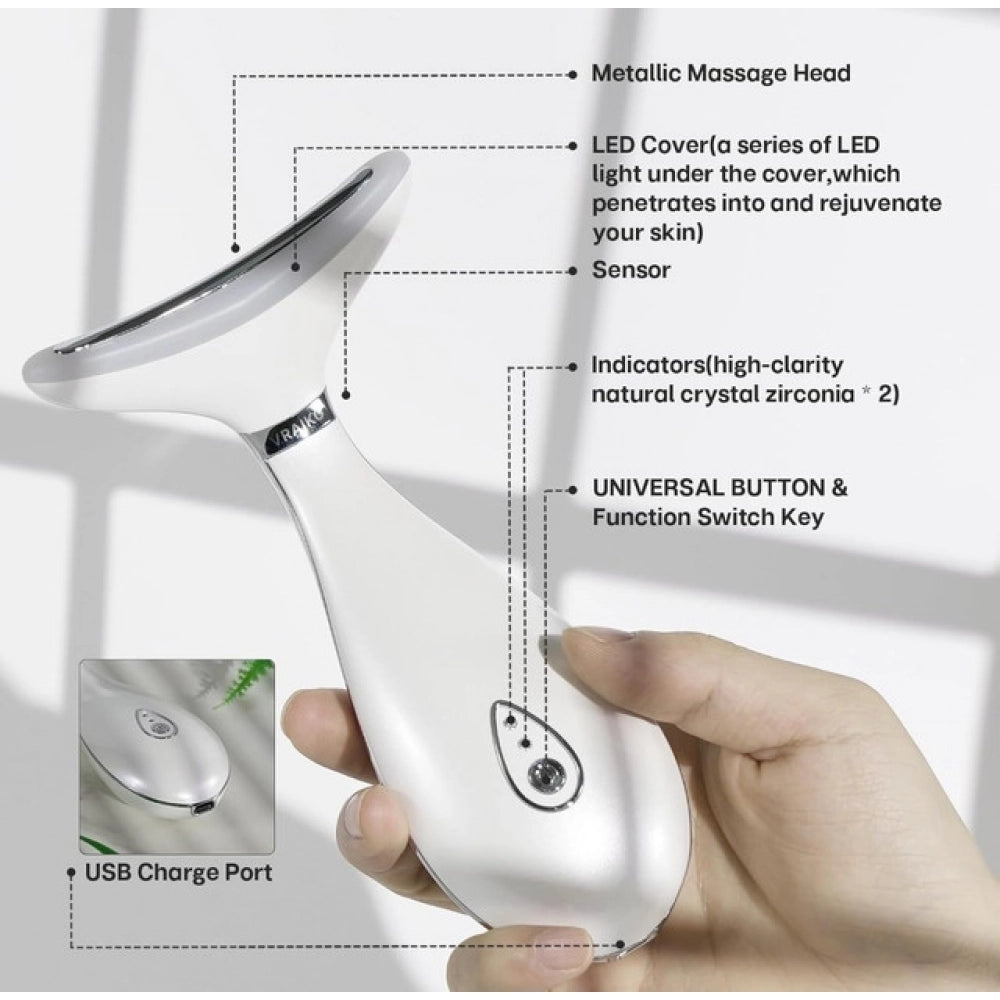 Neck Face Firming Wrinkle Removal Tool — Grey