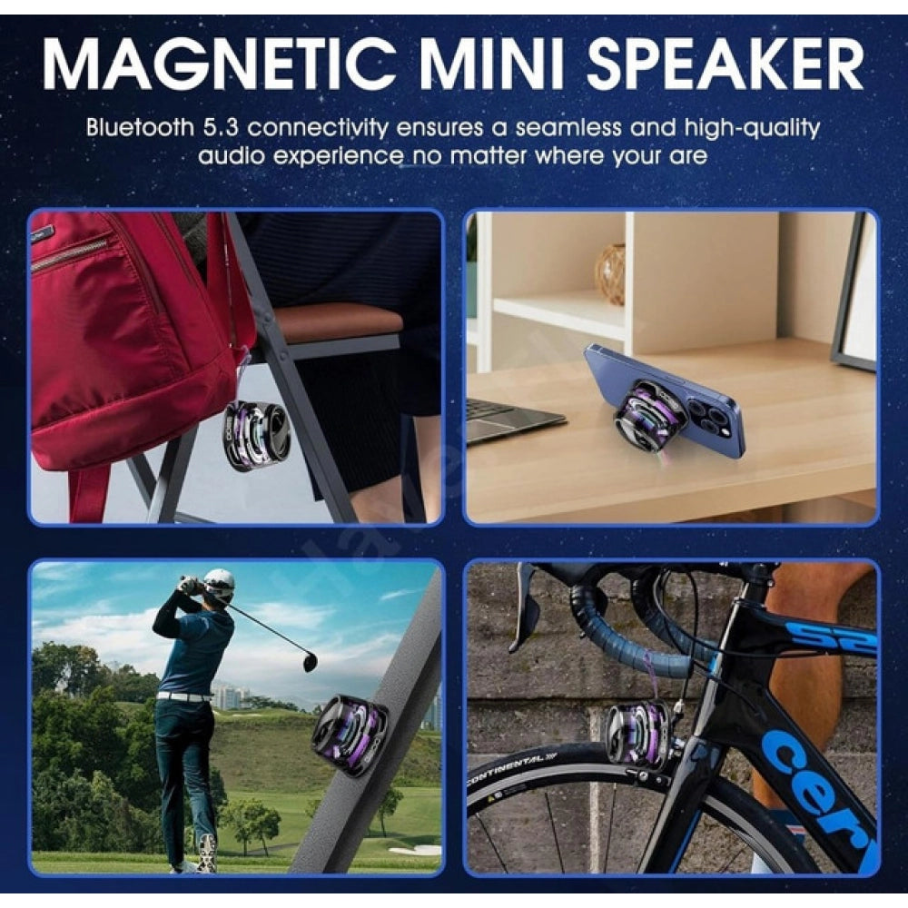 G200 Magnetic Bluetooth Speaker — Black