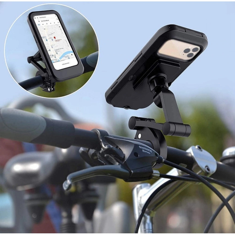 Waterproof Mobile Phone Holder — Black