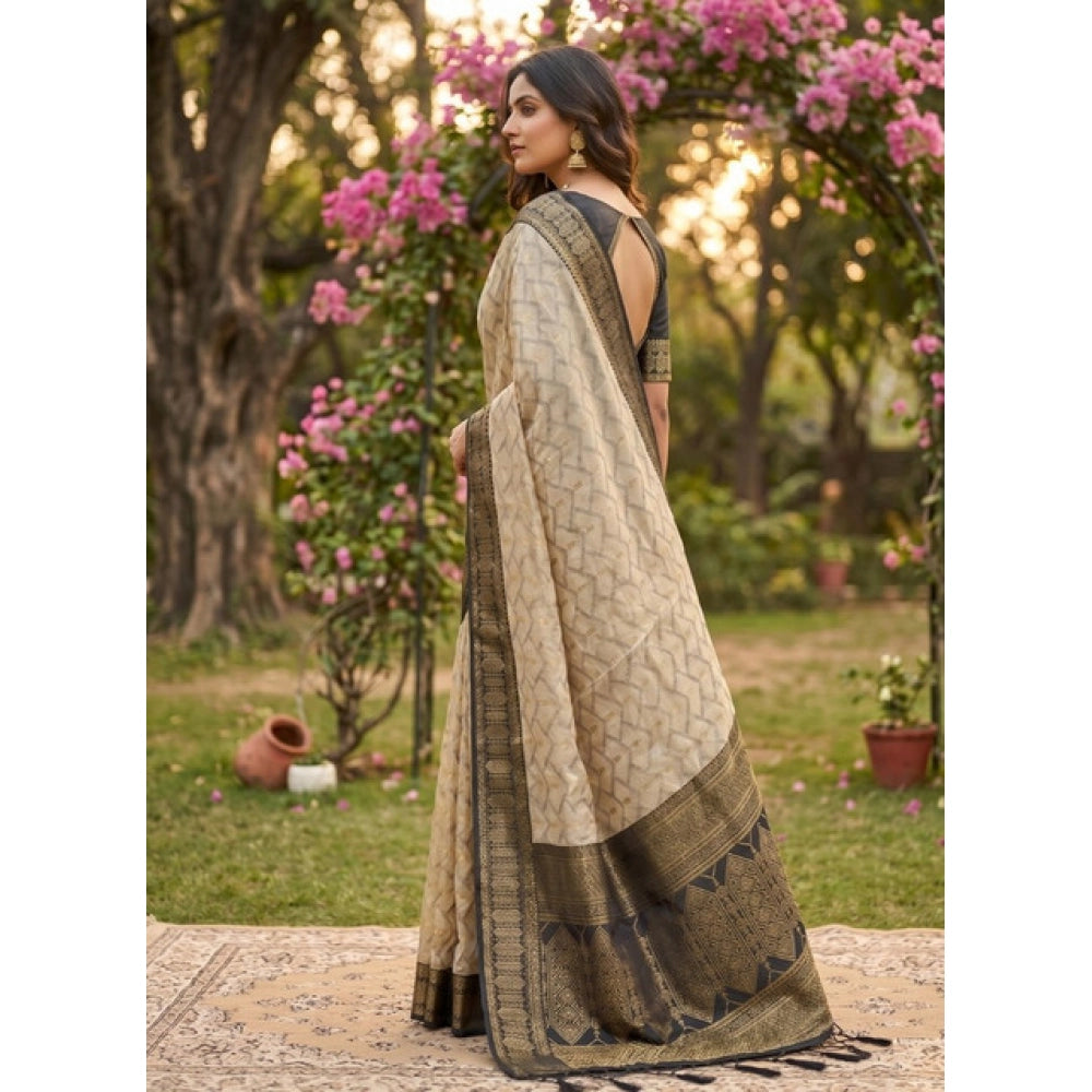 Women's Cotton Printed Saree · 2507