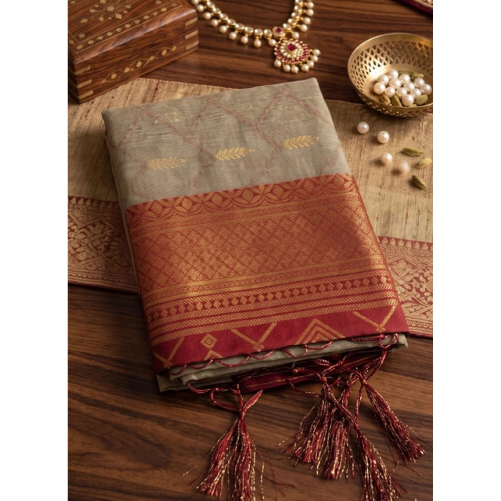 Women's Cotton Printed Saree · 2512