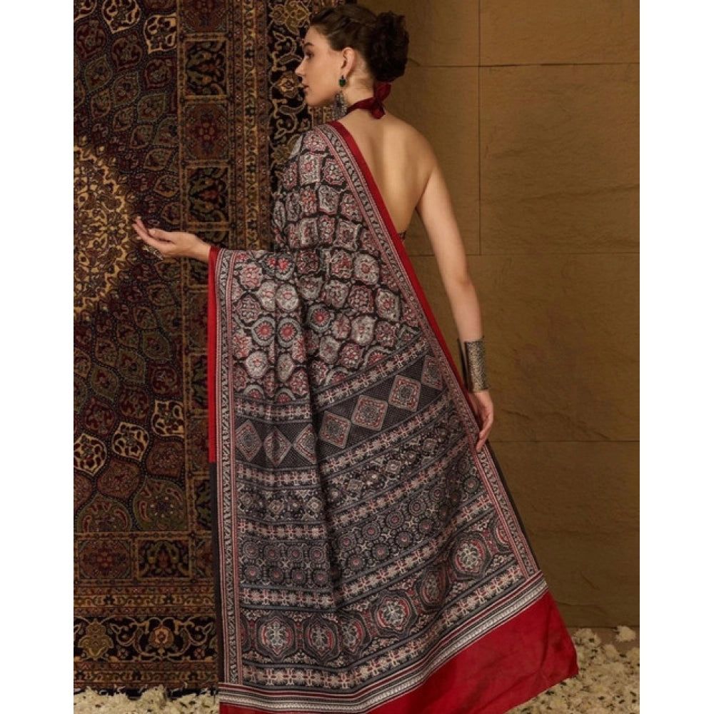 Women's Crepe Printed Saree