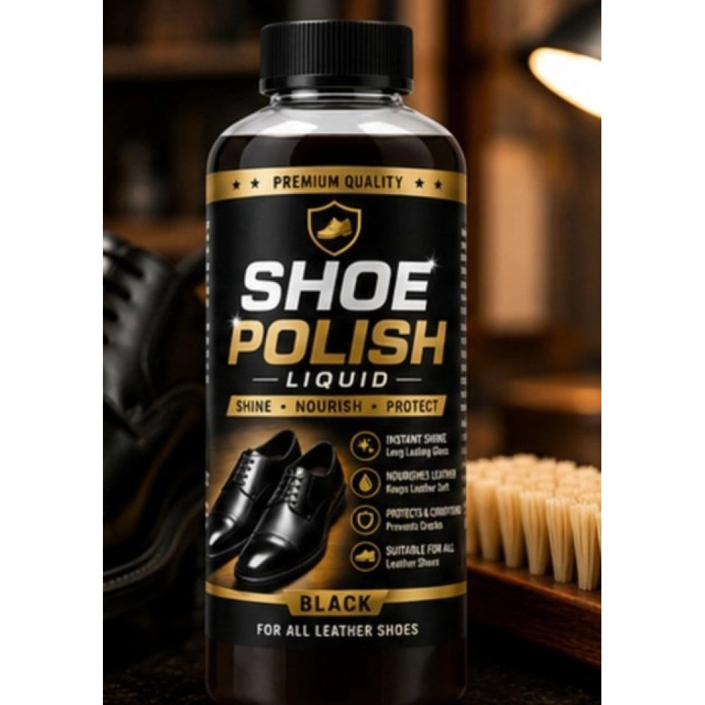 Shoe Polish Liquid Bottles 100 mls · Pack of 2