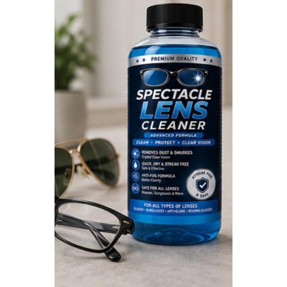 Spectacle Lens Cleaner Liquid Bottles 100 mls · Pack of 2