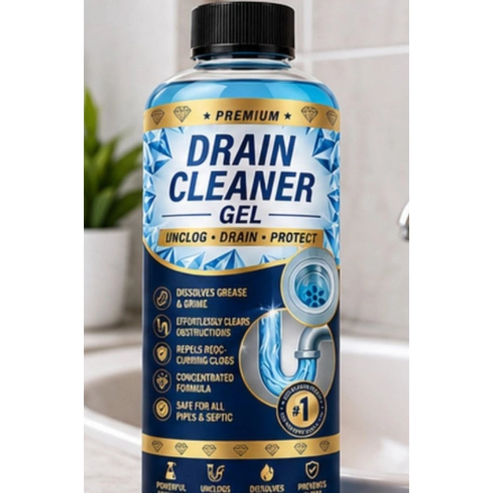 Drain Cleaner Gel Bottles 100 mls · Pack of 2