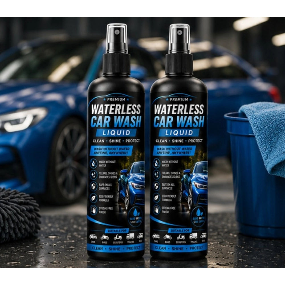 Waterless Car Wash Liquid Spray Bottles 100 mls · Pack of 2