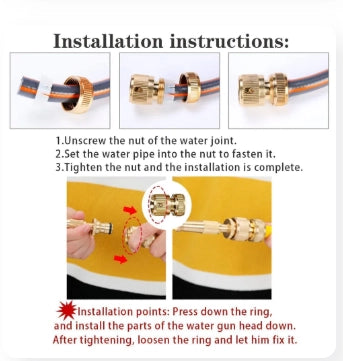 High Pressure Brass Nozzle · Pack of 1