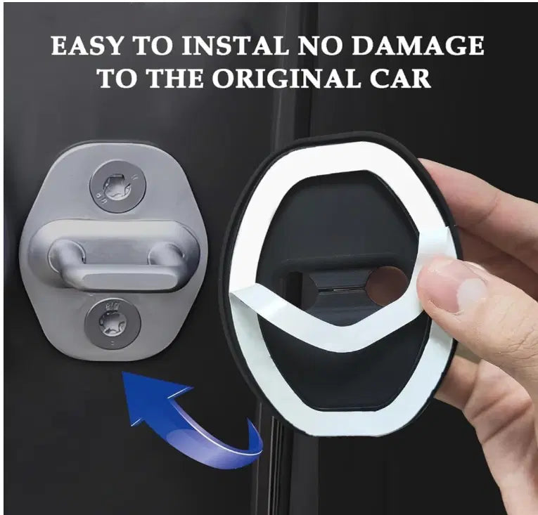Car Silicone Door Latch Lock Protective Cover · Pack of 4