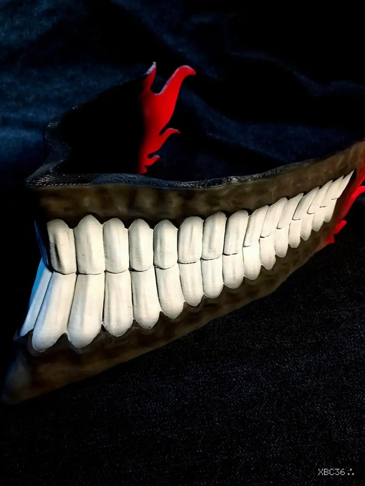 Dandadan Grin Mask (Anime-Inspired Lower Face Design)