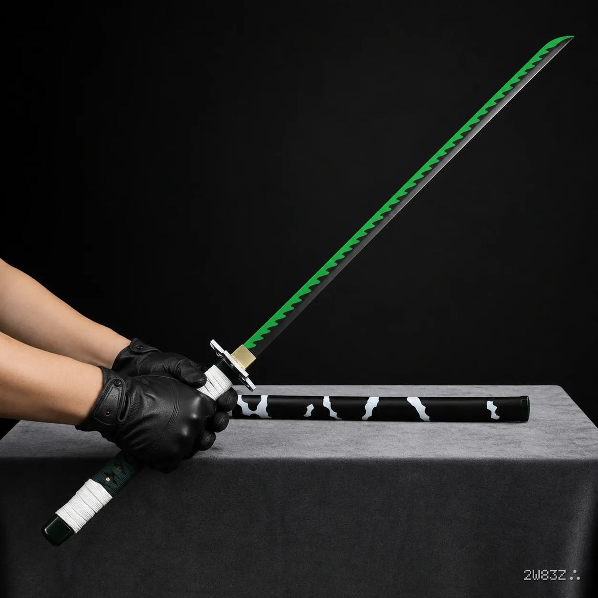 Sanemi Shinazugawa Wooden Plain Katana