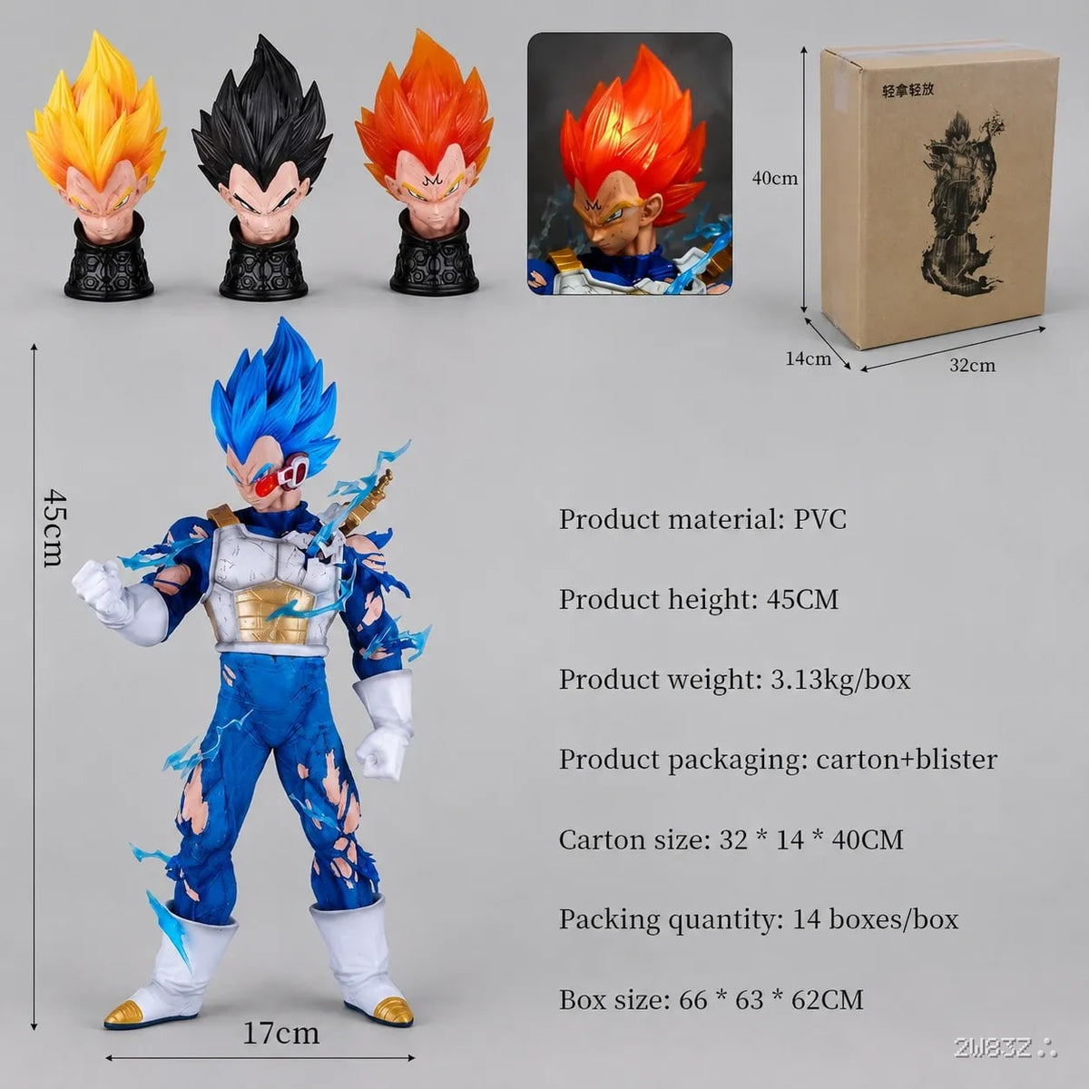 Vegeta Action Figure – (50Cm)