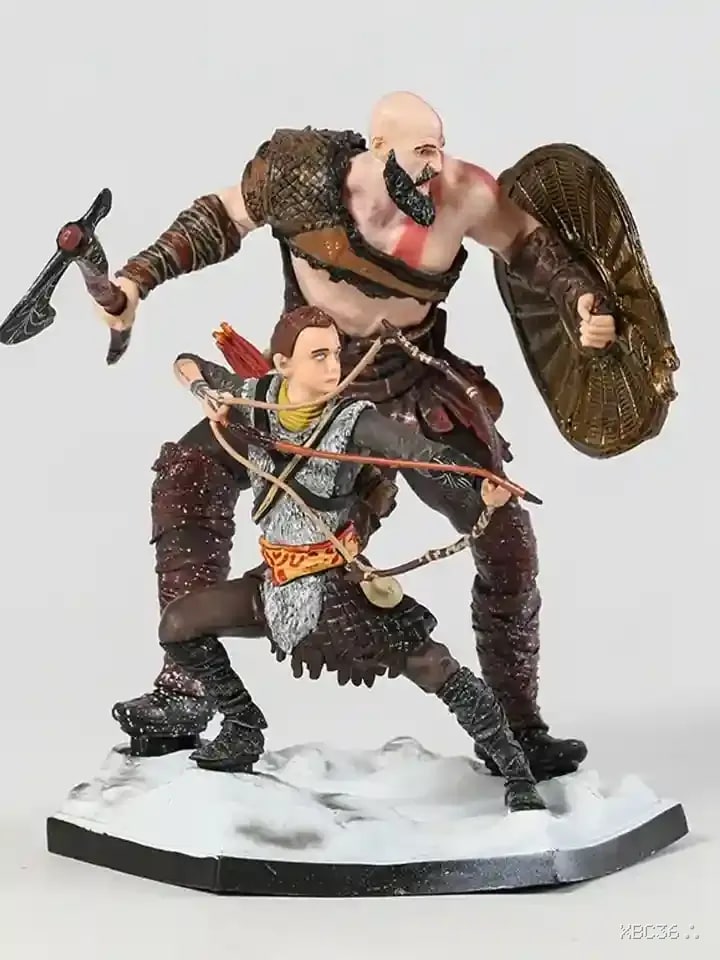 Kratos & Atreus Figure – God of War Premium Collectible
