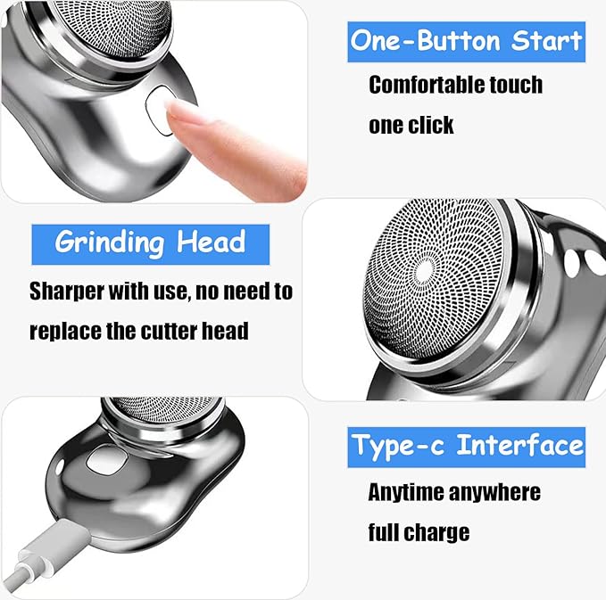 Mini-Shave Portable Electric Shaver