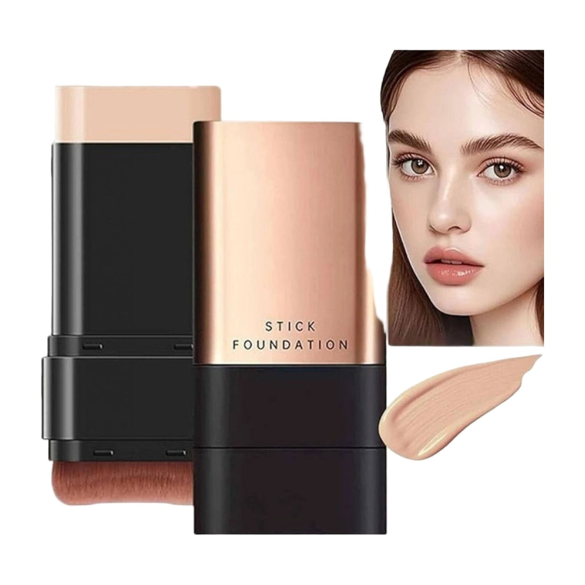 2 In 1 Makeup Foundation Sticks · Pack of 2 — Beige AllQwik