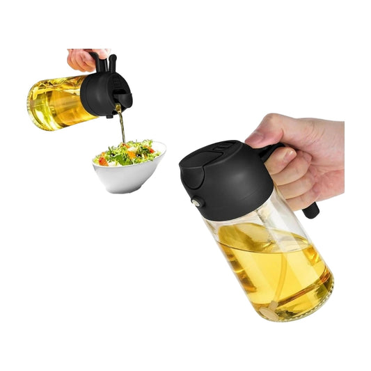 2 In 1 Oil Dispensers · Pack of 2 — Black AllQwik