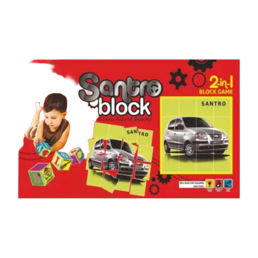 2 In 1 Santro Puzzle And Blocks AllQwik