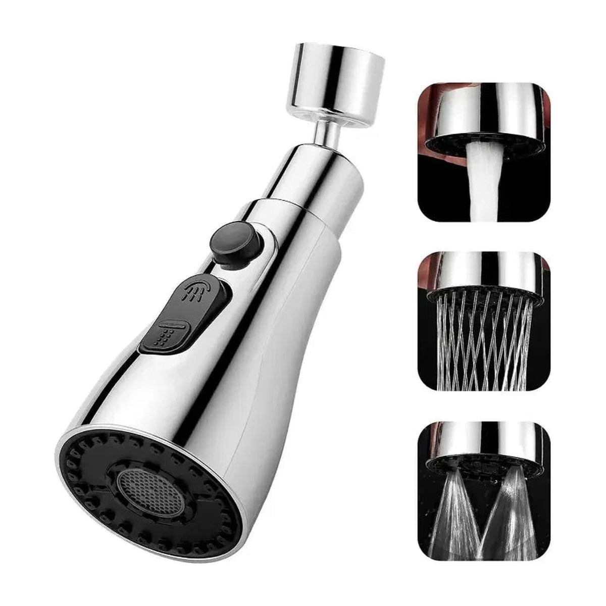 360° Rotating Faucet Extension Nozzle · Pack of 1 AllQwik