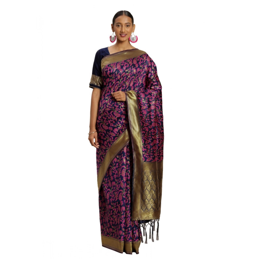Women's Banarasi Silk Saree — Multi · 080D
