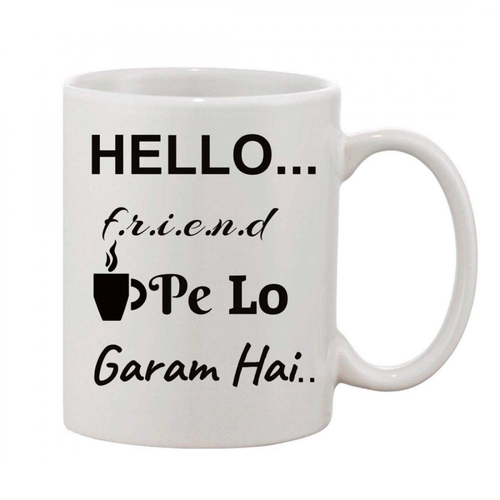 Printed Ceramic Coffee Mug - 1 Pieces · ends