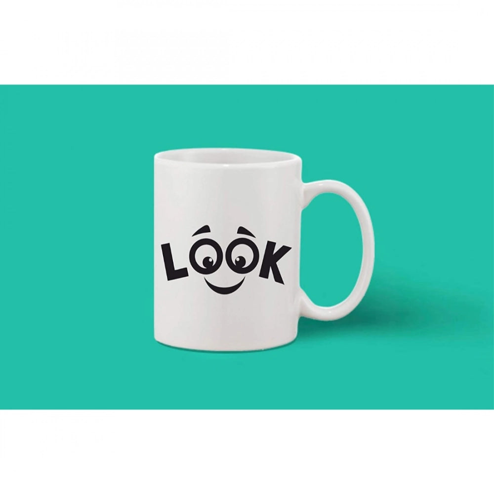 Printed Ceramic Coffee Mug - 1 Pieces · Look