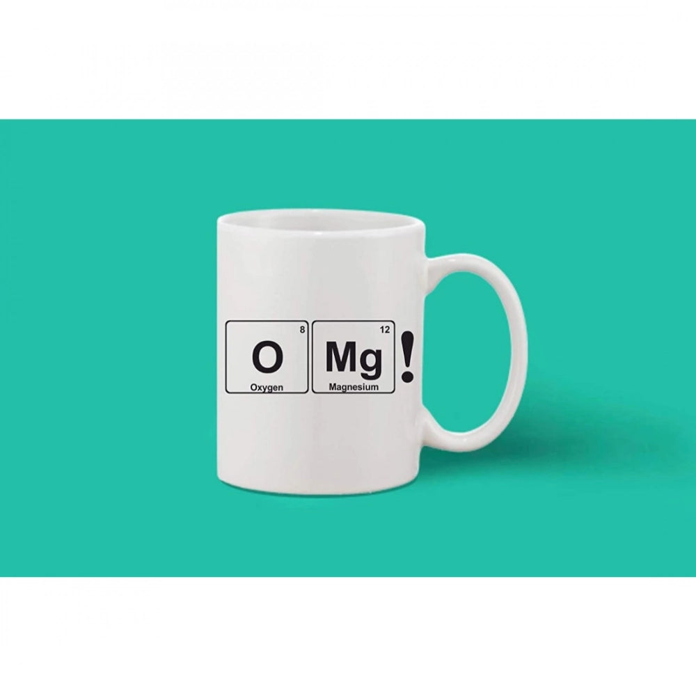 Printed Ceramic Coffee Mug - 1 Pieces · -OMG
