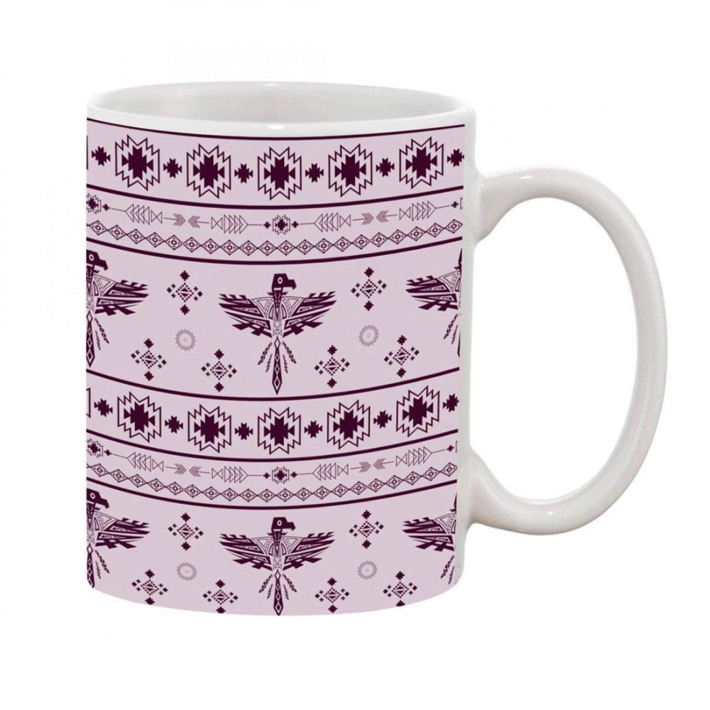 Printed Ceramic Coffee Mug - 1 Pieces · tern