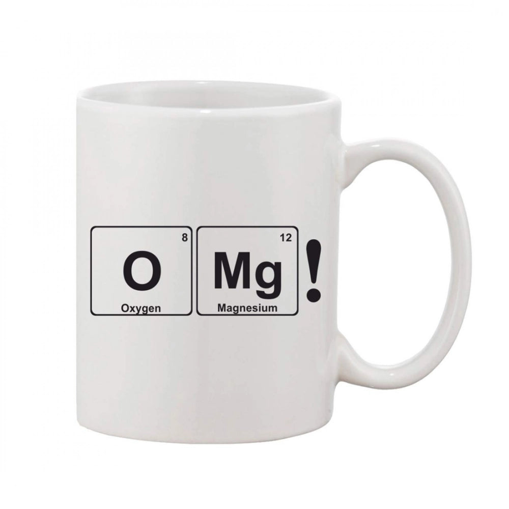 Printed Ceramic Coffee Mug - 1 Pieces · -OMG