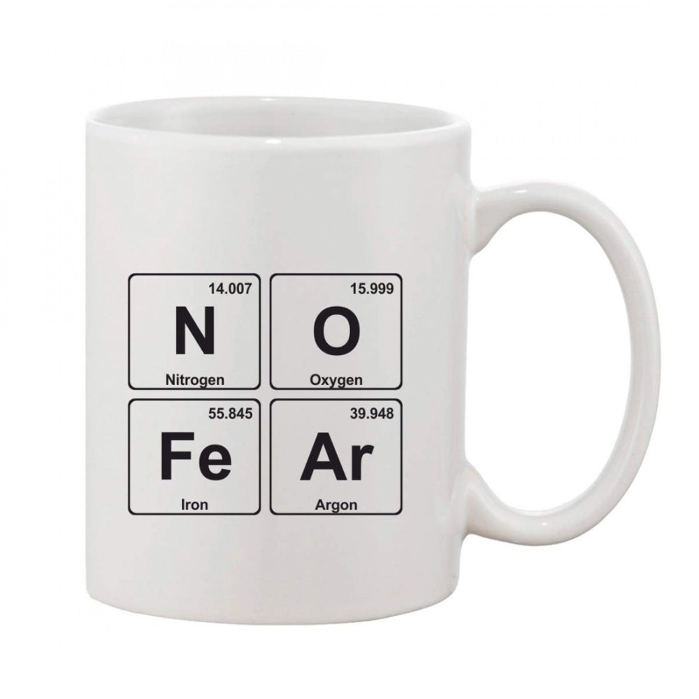 Printed Ceramic Coffee Mug - 1 Pieces · Fear