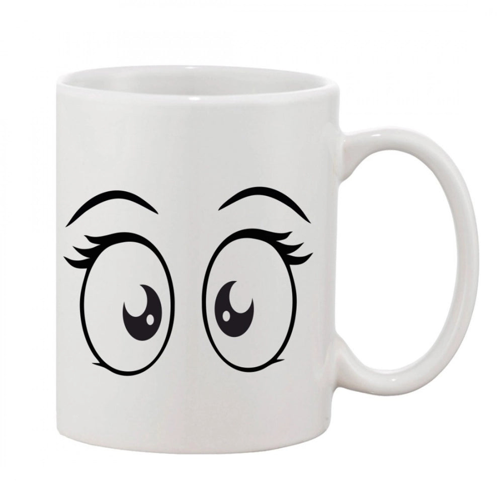 Printed Ceramic Coffee Mug - 1 Pieces · Eyes