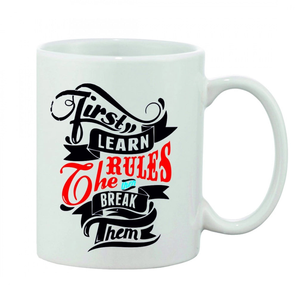 Printed Ceramic Coffee Mug - 1 Pieces · Then