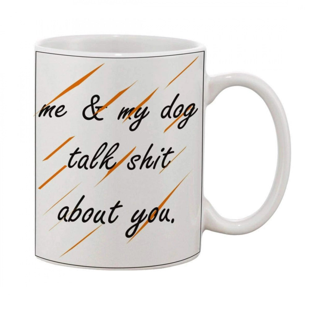 Printed Ceramic Coffee Mug - 1 Pieces · Talk