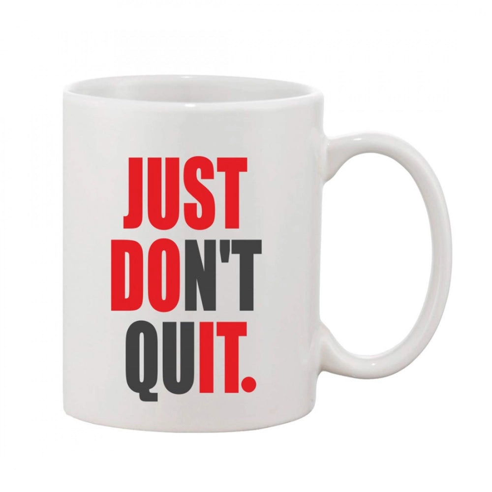 Printed Ceramic Coffee Mug - 1 Pieces · Quit